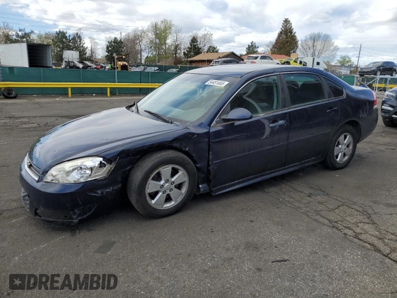2011 Chevrolet Impala LT Fleet with VIN 2G1WG5EK5B1114850, listed as a Copart auction lot 54451665 with 193,643 mi miles and Non repairable. Bid and sale history available at DreamBid. Image 1.