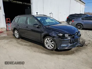 2019 Volkswagen Golf SportWagen S with VIN 3VWY57AU4KM502103, listed as a Copart auction lot 48378455 with 133,353 mi miles and Salvage Title. Bid and sale history available at carsss.com. Image 4.