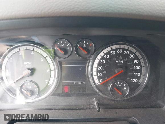 2012 Ram 1500 Express with VIN 3C6JD6AT5CG236977, listed as a IAAI auction lot 42382468 with 143,148 mi miles and . Bid and sale history available at DreamBid. Image 7.
