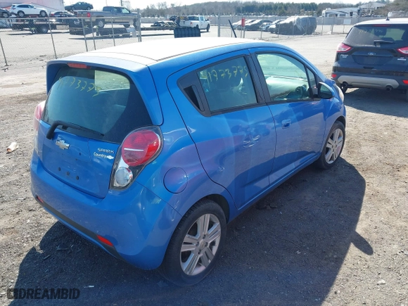 2014 Chevrolet Spark LS with VIN KL8CB6S93EC565556, listed as a IAAI auction lot 41773775 with 167,407 mi miles. Bid and sale history available at carsss.com. Image 4.