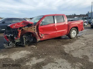 2022 Nissan Frontier S with VIN 1N6ED1EK4NN668837, listed as a Copart auction lot 45220995 with 35,300 mi miles and Salvage Title. Bid and sale history available at carsss.com. Image 1.