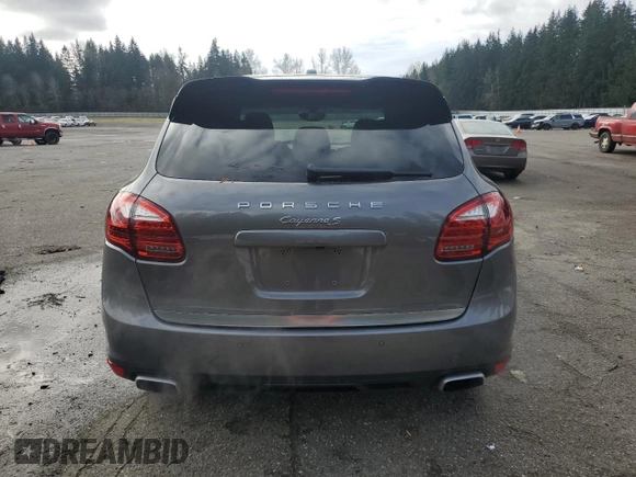 2014 Porsche Cayenne S with VIN WP1AB2A21ELA59007, listed as a Copart auction lot 47820385 with 69,924 mi miles and Salvage title. Bid and sale history available at DreamBid. Image 6.