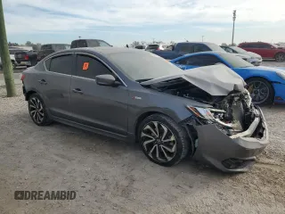2018 Acura ILX Premium with VIN 19UDE2F80JA009631, listed as a Copart auction lot 83498184 with 95,258 mi miles and Salvage title. Bid and sale history available at DreamBid. Image 4.
