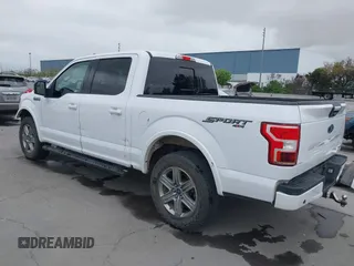2018 Ford F-150 XL with VIN 1FTEW1EP0JKD97635, listed as a IAAI auction lot 42061289 with 108,495 mi miles. Bid and sale history available at carsss.com. Image 3.