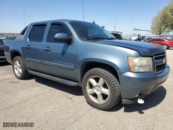 2008 Chevrolet Avalanche LT w/1LT with VIN 3GNFK12338G160616, listed as a Copart auction lot 52085255 with 217,590 mi miles and Salvage Title. Bid and sale history available at carsss.com. Image 4.