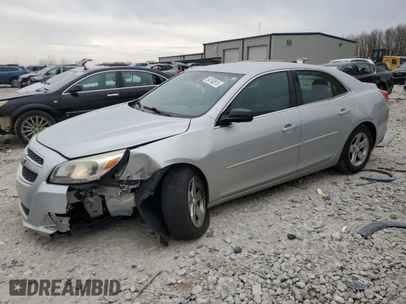 2013 Chevrolet Malibu LS with VIN 1G11B5SA7DF259677, listed as a Copart auction lot 54150815 with Not Provided miles and Clean Title. Bid and sale history available at DreamBid. Image 1.