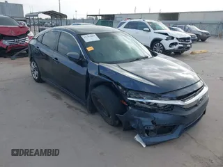 2017 Honda Civic LX z VIN 19XFC2F55HE075957, wystawiony jako IAAI lot #41713041 z przebiegiem 61 538 mil mil oraz . Historia ofert i sprzedaży dostępna na DreamBid. Obrazek 1.