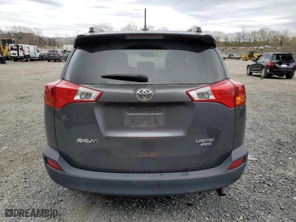 2015 Toyota RAV4 Limited with VIN JTMDFREV8FD122518, listed as a Copart auction lot 53871675 with 110,800 mi miles and Salvage Title. Bid and sale history available at carsss.com. Image 6.
