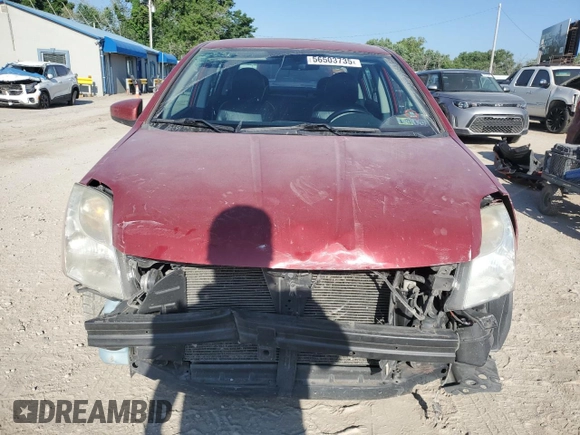 2011 Nissan Sentra 2.0 with VIN 3N1AB6AP1BL627943, listed as a Copart auction lot 56503735 with 116,503 mi miles and Salvage title. Bid and sale history available at DreamBid. Image 5.