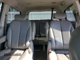2008 Kia Sedona LX with VIN KNDMB233586210180, listed as a Copart auction lot 52090305 with 220,428 mi miles and Salvage Title. Bid and sale history available at carsss.com. Image 10.