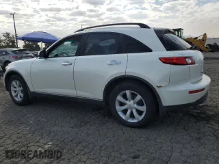 2005 Infiniti FX35 with VIN JNRAS08W75X218197, listed as a Copart auction lot 70484194 with 153,426 mi miles and Salvage Title. Bid and sale history available at carsss.com. Image 2.