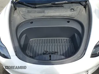 2023 Tesla Model 3 with VIN 5YJ3E1EA2PF569109, listed as a Copart auction lot 48527155 with 30,458 mi miles and Salvage Title. Bid and sale history available at carsss.com. Image 11.