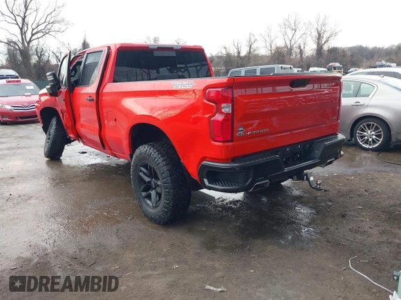2021 Chevrolet Silverado 1500 LT Trail Boss with VIN 3GCPYFED3MG246645, listed as a IAAI auction lot 41695230 with 73,376 mi miles and . Bid and sale history available at DreamBid. Image 3.
