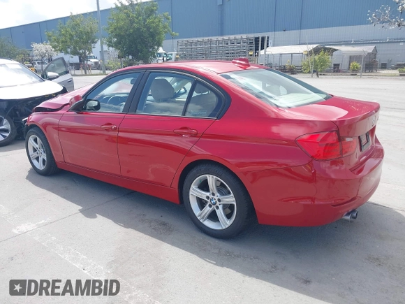 2014 BMW 3 Series 328i with VIN WBA3C1C51EK108296, listed as a IAAI auction lot 41925720 with 37,449 mi miles. Bid and sale history available at carsss.com. Image 3.