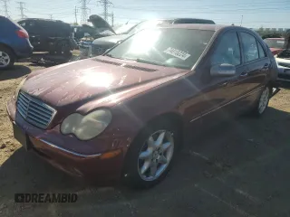 2002 Mercedes-Benz C 230/260/280/320 with VIN WDBRF64J02F197634, listed as a Copart auction lot 74818224 with 169,289 mi miles and Salvage Title. Bid and sale history available at DreamBid. Image 1.