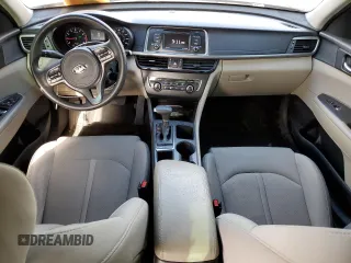2017 Kia Optima LX with VIN 5XXGT4L32HG156845, listed as a Copart auction lot 76312814 with 124,810 mi miles and Clean Title. Bid and sale history available at carsss.com. Image 8.