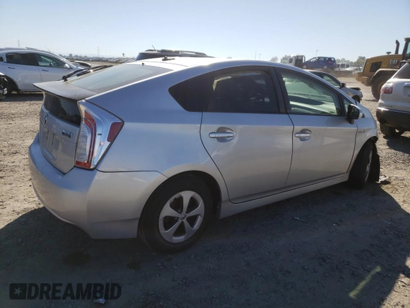 2013 Toyota Prius One with VIN JTDKN3DU7D5653250, listed as a Copart auction lot 50596745 with 157,059 mi miles and Salvage Title. Bid and sale history available at carsss.com. Image 3.