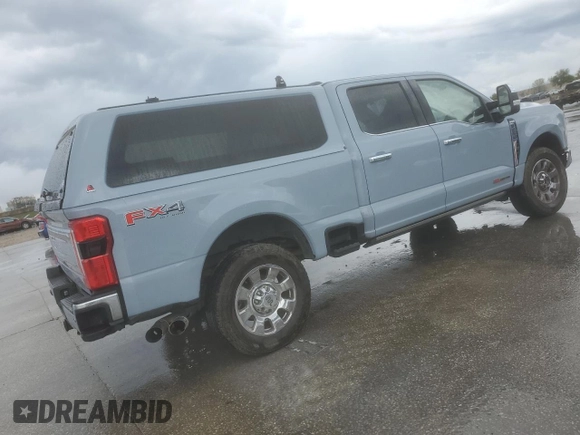 2024 Ford Super Duty F-250 SRW XL with VIN 1FT8W2BM5RED02980, listed as a Copart auction lot 49395015 with 37,462 mi miles and Salvage Title. Bid and sale history available at carsss.com. Image 3.