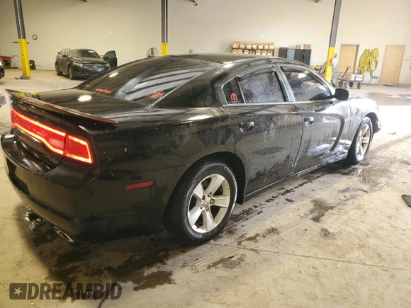 2014 Dodge Charger SE with VIN 2C3CDXBG1EH117145, listed as a Copart auction lot 55127695 with 182,476 mi miles and Salvage Title. Bid and sale history available at DreamBid. Image 3.