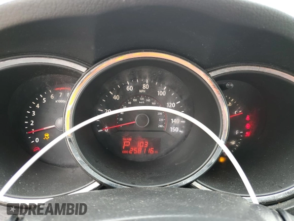 2011 Kia Sorento LX with VIN 5XYKT3A16BG171745, listed as a Copart auction lot 50756205 with 258,116 mi miles and Salvage Title. Bid and sale history available at DreamBid. Image 9.