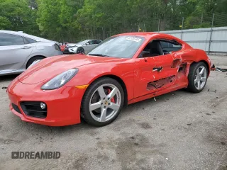 2016 Porsche Cayman S with VIN WP0AB2A80GK185261, listed as a Copart auction lot 52135744 with 80,607 mi miles and . Bid and sale history available at DreamBid. Image 1.