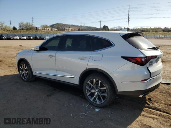 2023 Acura MDX Technology with VIN 5J8YE1H48PL043996, listed as a Copart auction lot 51858185 with 17,228 mi miles and Salvage title. Bid and sale history available at DreamBid. Image 2.