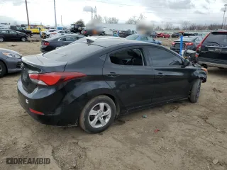 2014 Hyundai Elantra SE with VIN KMHDH4AE5EU074649, listed as a Copart auction lot 52957935 with 0 mi miles and Clean Title. Bid and sale history available at carsss.com. Image 3.