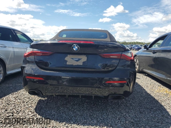 2022 BMW 4 Series M440i with VIN WBA53AT03NCK00422, listed as a Copart auction lot 74346904 with Not provided miles and Non repairable. Bid and sale history available at DreamBid. Image 6.