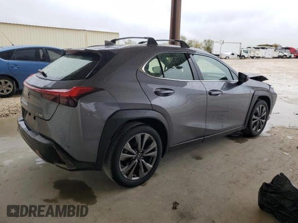 2019 Lexus UX with VIN JTHY3JBH4K2013715, listed as a Copart auction lot 68423002 with 20,011 mi miles. Bid and sale history available at carsss.com. Image 3.