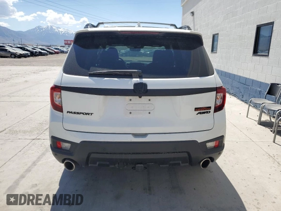 2022 Honda Passport TrailSport with VIN 5FNYF8H65NB004885, listed as a Copart auction lot 54376465 with 79,516 mi miles and Salvage title. Bid and sale history available at DreamBid. Image 6.