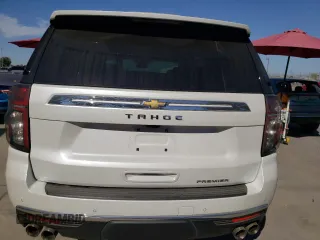 2023 Chevrolet Tahoe Premier with VIN 1GNSCSKD6PR119132, listed as a Copart auction lot 74594664 with 27,716 mi miles and Salvage title. Bid and sale history available at DreamBid. Image 6.