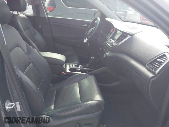2017 Hyundai Tucson Limited with VIN KM8J3CA27HU307808, listed as a IAAI auction lot 41980342 with 91,669 mi miles. Bid and sale history available at carsss.com. Image 5.