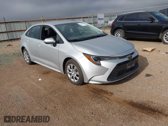 2025 Toyota Corolla LE z VIN 5YFB4MDE9SP257774, wystawiony jako IAAI lot #42480925 z przebiegiem 20 113 mil mil oraz . Historia ofert i sprzedaży dostępna na DreamBid. Obrazek 1.