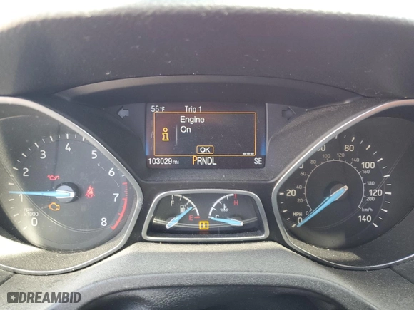2017 Ford Focus SE with VIN 1FADP3K24HL235417, listed as a Copart auction lot 48990015 with 103,029 mi miles and Salvage Title. Bid and sale history available at carsss.com. Image 9.