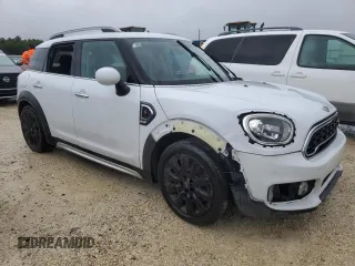 2017 MINI Countryman Cooper S with VIN WMZYT3C34H3D98649, listed as a Copart auction lot 74976664 with 0 mi miles and Salvage Title. Bid and sale history available at carsss.com. Image 4.