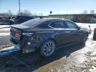 2016 Acura TLX Technology with VIN 19UUB3F57GA004598, listed as a Copart auction lot 46344685 with 144,528 mi miles and Salvage title. Bid and sale history available at DreamBid. Image 3.