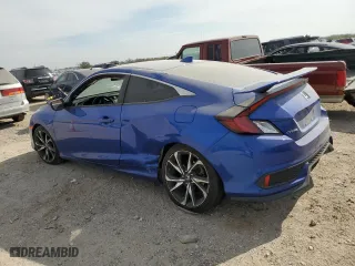 2019 Honda Civic Si Coupe with VIN 2HGFC3A51KH751086, listed as a Copart auction lot 82569514 with 47,865 mi miles and Salvage Title. Bid and sale history available at carsss.com. Image 2.