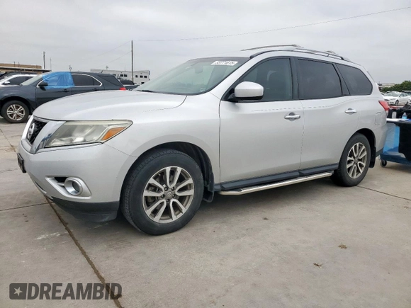2015 Nissan Pathfinder SL with VIN 5N1AR2MM5FC672383, listed as a Copart auction lot 53771815 with 189,615 mi miles and Clean title. Bid and sale history available at DreamBid. Image 1.