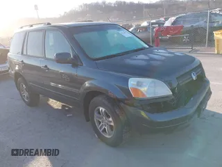 2005 Honda Pilot EX-L with VIN 5FNYF18505B036545, listed as a IAAI auction lot 41633967 with 184,038 mi miles. Bid and sale history available at carsss.com. Image 1.