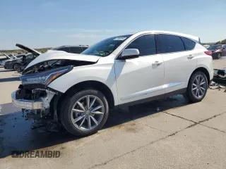 2023 Acura RDX w/Technology Package with VIN 5J8TC1H58PL003832, listed as a Copart auction lot 77990164 with 27,556 mi miles and Salvage Title. Bid and sale history available at carsss.com. Image 1.