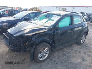 2021 Hyundai Kona SE with VIN KM8K12AA5MU641468, listed as a IAAI auction lot 41726578 with 72,906 mi miles and . Bid and sale history available at DreamBid. Image 2.