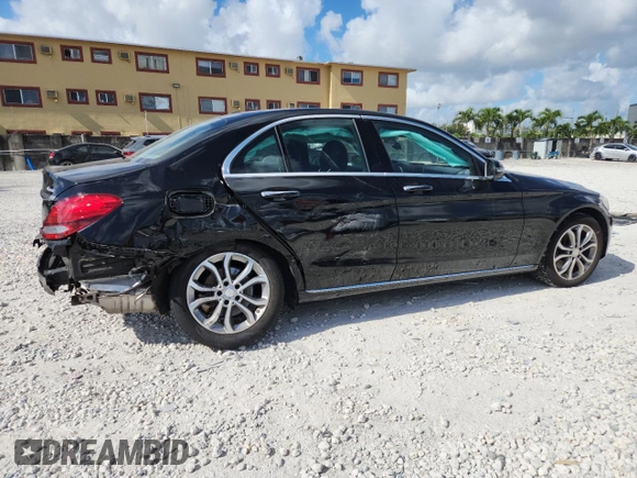 2016 Mercedes-Benz C 300 Luxury with VIN 55SWF4KB3GU133991, listed as a Copart auction lot 60081445 with 86,734 mi miles and Salvage title. Bid and sale history available at DreamBid. Image 3.