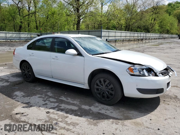 2012 Chevrolet Impala Police Police z VIN 2G1WD5E38C1159770, wystawiony jako Copart lot #55754865 z przebiegiem 182 397 mil mil oraz Szkoda całkowita • Salvage title. Historia ofert i sprzedaży dostępna na DreamBid. Obrazek 4.