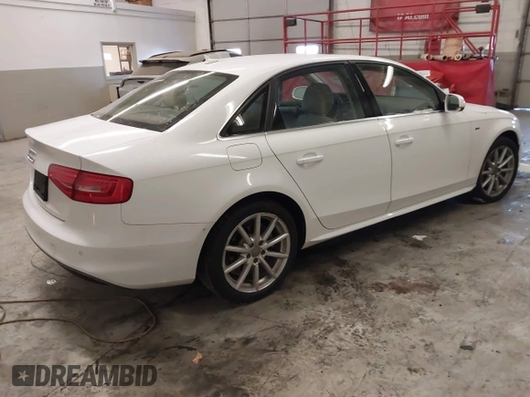 2016 Audi A4 Premium Plus with VIN WAUFFAFL5GN006323, listed as a IAAI auction lot 41299095 with 106,166 mi miles. Bid and sale history available at carsss.com. Image 4.
