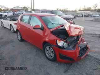 2012 Chevrolet Sonic LT with VIN 1G1JC6SH0C4225476, listed as a IAAI auction lot 40565409 with 72,500 mi miles and . Bid and sale history available at DreamBid. Image 1.