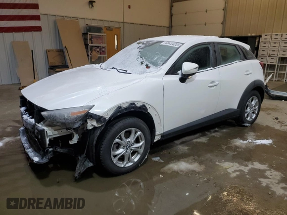 2019 Mazda CX-3 Sport with VIN JM1DKFB70K0435953, listed as a Copart auction lot 88454285 with 52,778 mi miles and Salvage Title. Bid and sale history available at carsss.com. Image 1.