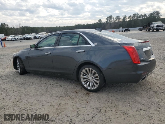 2015 Cadillac CTS Luxury RWD with VIN 1G6AR5SX7F0129883, listed as a Copart auction lot 42876585 with 160,227 mi miles and Salvage Title. Bid and sale history available at DreamBid. Image 2.