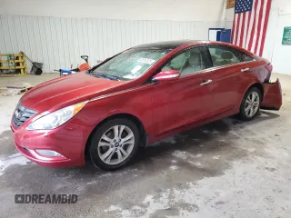 2013 Hyundai Sonata Limited with VIN 5NPEC4AC1DH626369, listed as a Copart auction lot 52663825 with 133,264 mi miles and Salvage Title. Bid and sale history available at carsss.com. Image 1.