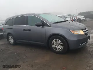 2014 Honda Odyssey LX with VIN 5FNRL5H28EB100602, listed as a Copart auction lot 84204784 with 155,272 mi miles and Salvage Title. Bid and sale history available at carsss.com. Image 4.