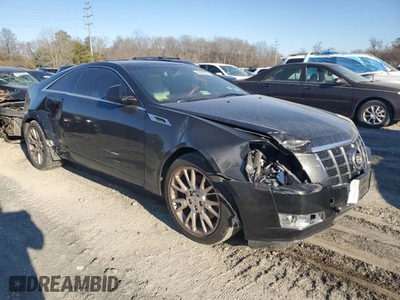2013 Cadillac CTS Premium with VIN 1G6DP1E30D0100548, listed as a Copart auction lot 43696995 with Not Provided miles and Salvage Title. Bid and sale history available at DreamBid. Image 4.